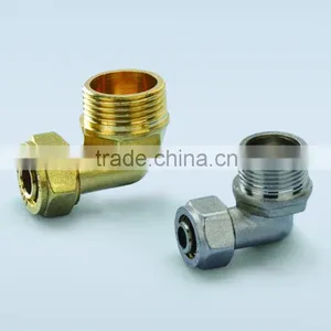 Pex-al-pex Pipe Brass Male Elbow Socket thumbnail-1