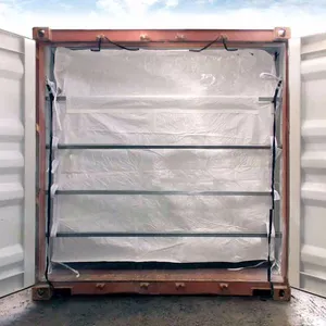 Dustproof Heat Sealed Container Liner PE Woven for Plastic Resin Pellet Bulk Container Shipment thumbnail-5
