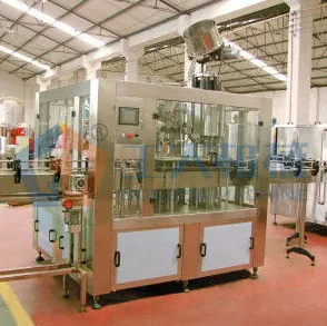 Compact Glass Bottle Labeling and Filling Machine for Beer and Carbonated Drinks thumbnail-5