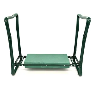 Lightweight Folding Steel Frame Soft EVA Foam Cushion Portable Dual Use Kneeler Stool With Side Bag Garden Kneeler and Seat thumbnail-4