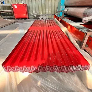 Galvanized Steel Plate 0.4mm-0.5mm Thickness Color Coated GI Steel Corrugated Sheet Cutting and Welding Services Included thumbnail-3