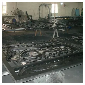 China FancyWrought Iron Gates Aluminum Gate Design For Home thumbnail-5