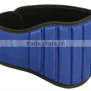 Weight Lifting Belt Gym Back Support Fitness Neoprene 8" Wide Red thumbnail-1