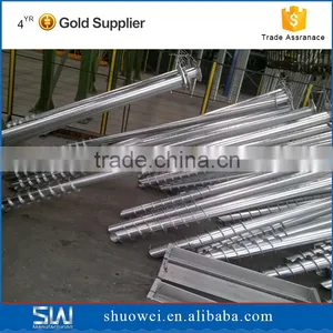 Hot Dipped Galvanized Ground Screw Anchor for Solar thumbnail-1