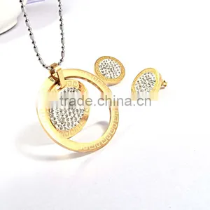 European Fashion Jewellery Gold Plated Fashion And Costume Jewelry Set thumbnail-3