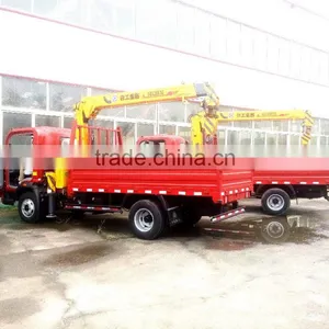 2015 New Style 4*2 Howo Llight Truck With Brick Crane for Sale Made in China thumbnail-1
