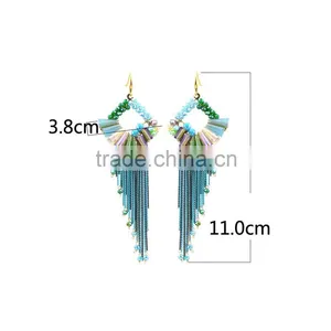 2016 New Design Fashion Charm Tassel Earrings Romatic Wedding Jewellery thumbnail-3
