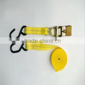 Polyester Webbing Motorcycle Cam Buckle Tie Down Straps With Hooks thumbnail-1