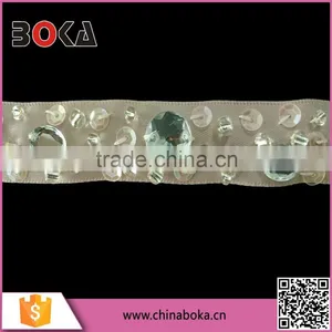 BOKA Rhinestone Ribbon Bow Patches Factory Direct Sell Applique thumbnail-2