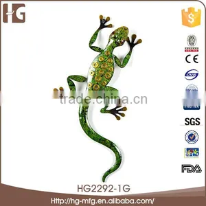 Animal Model Items Home Decoration Metal Wall Sculpture of Frog 33x22x4CMH thumbnail-1