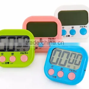 2.9 Inch LCD Big Screen AAA Battery Countdown 4 Color Digital Kitchen Timer thumbnail-5