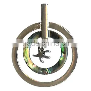 Metal Paua Shell Start Necklace Paua Pendant Necklace Paua Shell Jewelry Animal Dangle Pendant Charm thumbnail-1