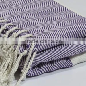 Thick Cotton Peshtemal Turkish Face Bath Towel Beach Towel Hammam Fouta thumbnail-4