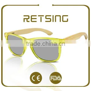 China Custom Wholesale Eyeglasses Frame Plain Mirror Bamboo Glasses thumbnail-6