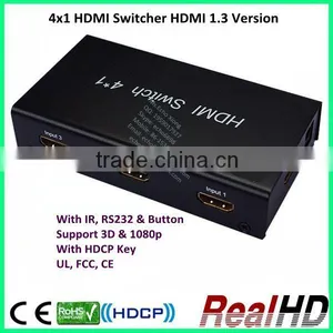 2016 Good Selling 1.3V Switcher With SPDIF 4X1 HDMI Switcher From China thumbnail-1