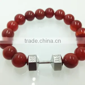 Factory Direct Wholesale Fashion Jewelry Latest Bead Dumbbell Bracelet thumbnail-6