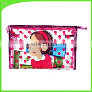 Fashion Transparent PVC for Cartoon Cosmetic Bag Simple Small Makeup Bag thumbnail-1
