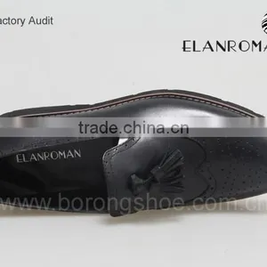 Genuine Leather Casual Tassel Shoes for Men With Black Color Fashion Man Casual Shoe thumbnail-2