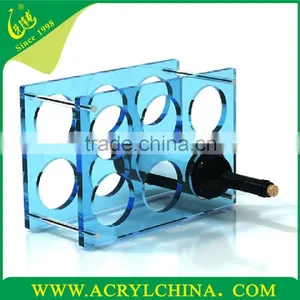 Acrylic Square Wine Rack,oil Display Shelf Lucite,hotel Supplies thumbnail-1