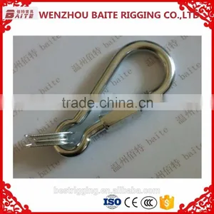 Carabiner Manufacture Hardware Stainless Steel AISI 316 304 Chain Quick Link With Thimble, Chain Assories China thumbnail-1