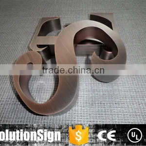 Waterproof Outdoor Advertising RGB Led Lighting Backlit Metal Letter Signs thumbnail-5