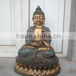Wood Standing Buddha thumbnail-1