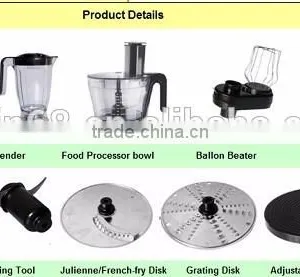 Hot Sale Stainless Steel 3in1 Multi Food Processor thumbnail-2