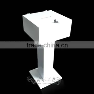 GH-RJ002 Shenzhen Guihe Factory Direct Sale Acrylic Donation Boxes With Locks/customized Donation Boxes thumbnail-3