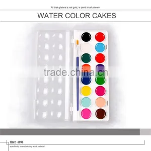 Promotion 16 Colors Dry Water Color Paint Cakes thumbnail-4