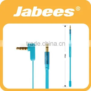 New Volume Control Aux Cable 3.5 to 3.5mm Car Stereo Flat Audio Monitoring Cable Bulk Microphone Cable thumbnail-1