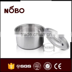 NOBO Steel Lid Large Stainless Steel Stock Pot Set for Cooking thumbnail-2