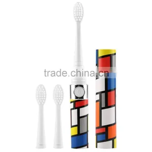 Sonic Electric Toothbrush Waterproof Whitening Prevent Tooth Decay Removes Plaque With 2 Extra Replacement Brush Heads SV030693 thumbnail-3