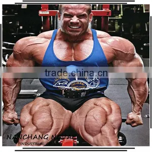 Factory Manufacturers Wholesale Gym Tank Top Muscle Vest thumbnail-1