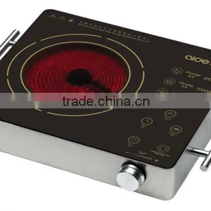 Stainless Steel Housing Touch Control Induction Portable Electric Infrared Cooker thumbnail-6