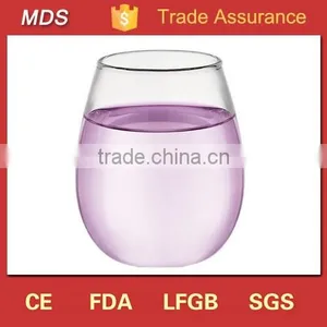 Modern Style Flat Bottom Egg Shaped Wine Glass thumbnail-1