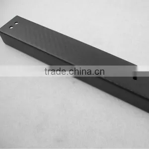 Light Weight Matte Rectangular Carbon Fiber Tubing / Rods For Auto Mould / Display Rack thumbnail-2