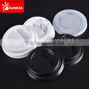 Disposable 70mm 73mm 80mm 90mm Plastic Coffee Cup Lids thumbnail-1