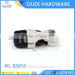 High Quality Metal Release Buckle For BackPack Metal Buckle For Dog Collar Metal Adjuster Release Buckle thumbnail-6