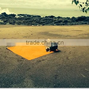 Hot Sale Orange Square Cotton Fabric Beach Towel thumbnail-1