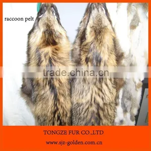 Tanned Raccoon Fur Skin thumbnail-1