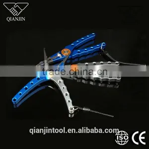 QJS-FP1 Hot Sale Fishing Tackle Aluminium Fishing Plier Chinese Fishing Tackle Tool Kit thumbnail-4