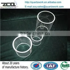 High Temperature Large Diameter Quartz Glass Tube for Sale thumbnail-5