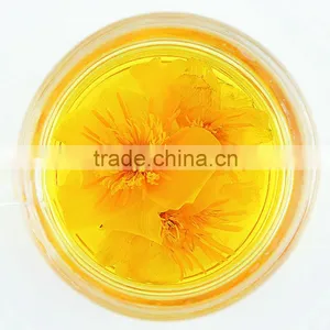 Premium Chinese Herbal Nasturtium Dried Flower Tea Detox and Smooth Throat Jinlianhua Globeflower Tea thumbnail-2