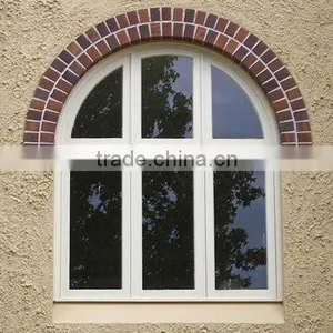High Grade 3 Panel Triple PVC Casement Window Factory in Foshan thumbnail-4