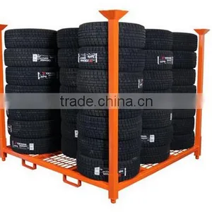 Warehouse Storage Equipment Foldable Tire Rack thumbnail-3