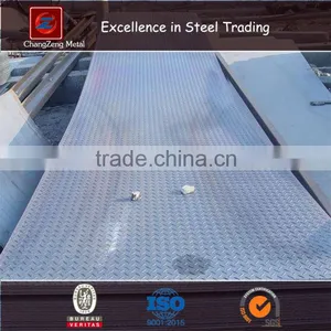 Hot Rolled Checkered Plate/Diamond Steel Plate From Shanghai Factory thumbnail-4