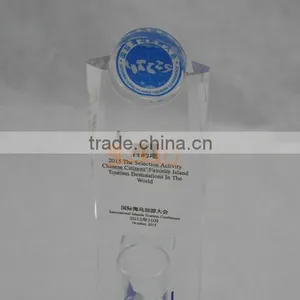 Cool Design CNC Cutting Words Printing Clear Acrylic Awards thumbnail-5