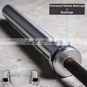 Crossfit Training Olympic Barbell,WOD BAR 5.0 (MEN): BLACK ZINC thumbnail-6