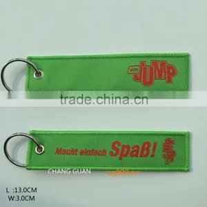 The Green Woven Label Key Chains thumbnail-1