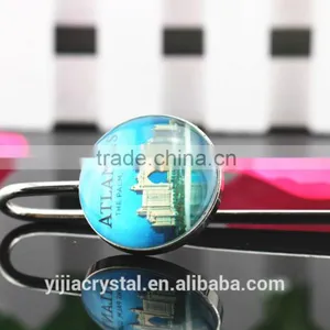 Factory Directly Sale Wholesale Price Lovely Cute Design Crystal Bookmark for Girlfriend Boyfriend Gift Wedding Gift thumbnail-1